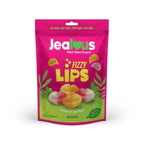 Jealous fizzy lips 125 gr - Kinsarvik NaturkostVingummiJealous sweets5060276371216helsekost