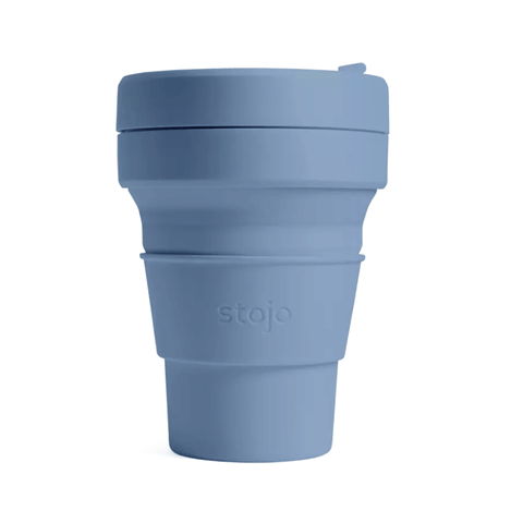 Stojo pocket - steel - 355ml - Kinsarvik NaturkostFlasker & risteflaskerKinsarvik856229008934helsekost