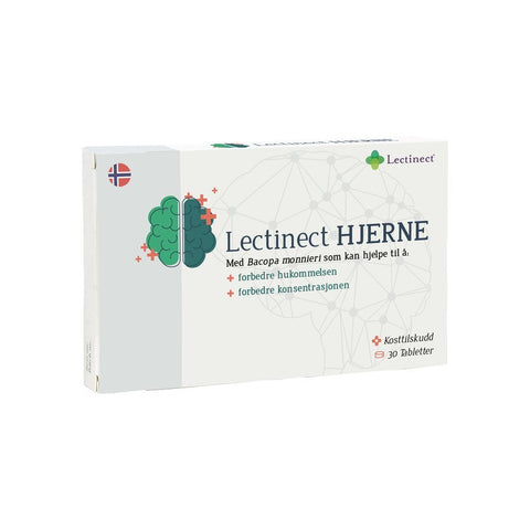 Lectinect Hjerne 30 tab - Kinsarvik NaturkostEnergi & overskuddLectinect7090015821519helsekost