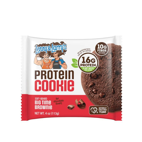 Lenny & Larrys protein cookie big time brownie 113 g - Kinsarvik NaturkostProteinbarer & proteinkjeksLenny & larry787692835331#helsekost#
