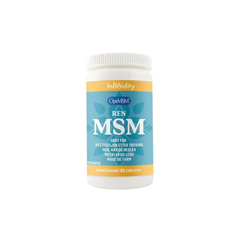 Ren MSM 180 tabs - Kinsarvik NaturkostMuskler og leddMsm norge7090038570036helsekost