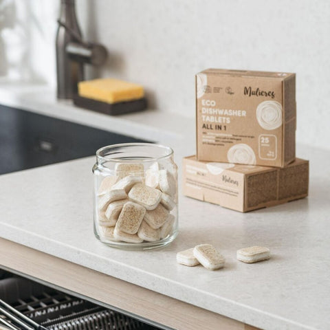 Mulieres eco dishwasher tablets 25 stk - Kinsarvik NaturkostOppvaskMulieres4744325010127helsekost