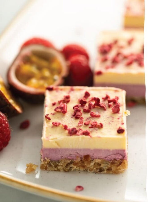 Nats Rawline raspberry & passionfruit cakes 130 g - Kinsarvik NaturkostBrød & bakst - frysNats rawline5407005641378helsekost