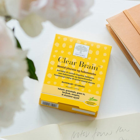 New Nordic Clear Brain 180 tab - Kinsarvik NaturkostUrterNew nordic5021807452040helsekost