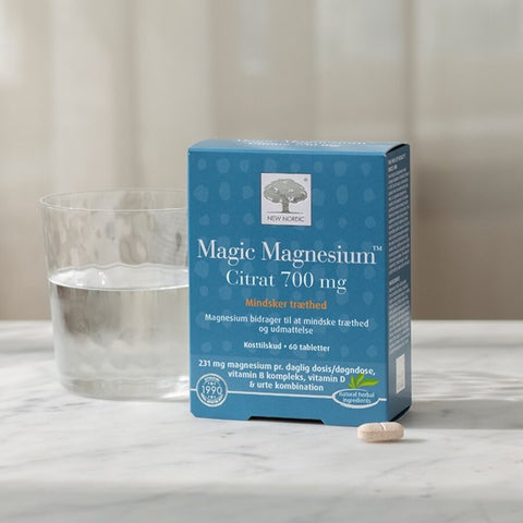 New Nordic Magic Magnesium Citrat 60tabl - Kinsarvik NaturkostMagnesiumNew nordic5021807008100helsekost