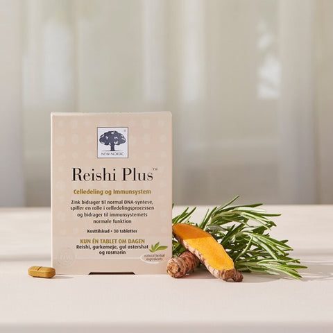 New Nordic Reishi Plus 30tab - Kinsarvik NaturkostSoppNew nordic5021807008810helsekost