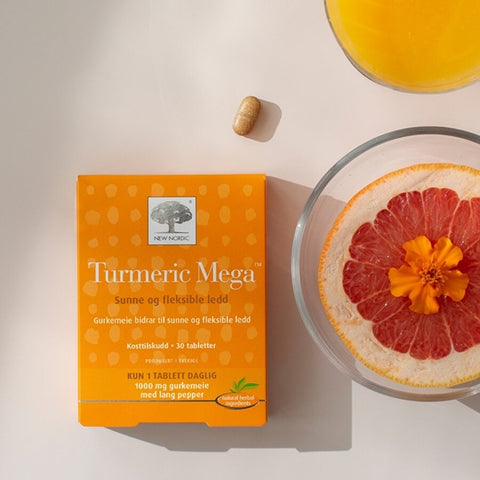 New Nordic Turmeric Mega 30tab - Kinsarvik NaturkostUrterNew nordic5021807005321helsekost