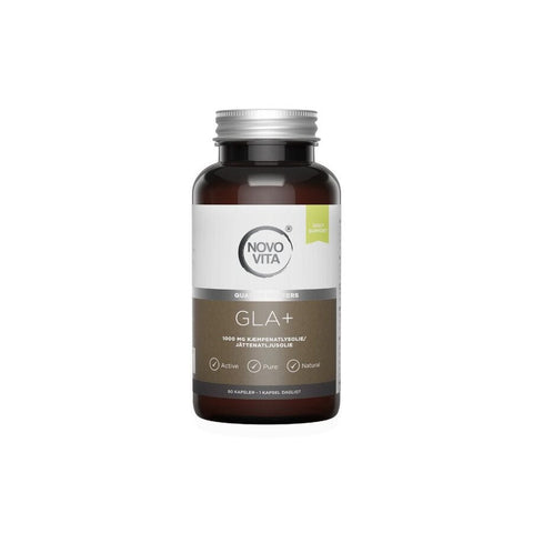 Novo Vita GLA+ nattlysolje 60 kap - Kinsarvik NaturkostVegetabilsk oljeNovo vita7350081130992helsekost