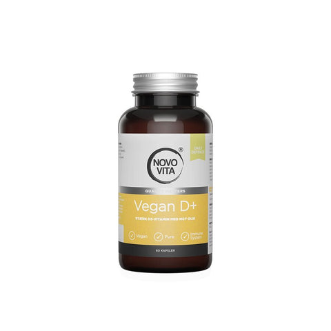 Novo Vita Vegan D+ 60 kap - Kinsarvik NaturkostVitamin DNovo vita7350081130695helsekost