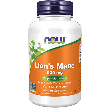 Now Lion's Mane 500 mg - Kinsarvik NaturkostSoppNow733739047892#helsekost#