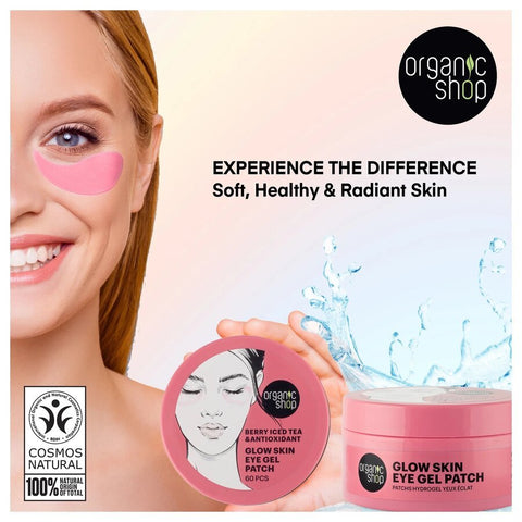 Organic Shop eye gel patch 60 stk - Kinsarvik NaturkostAnsiktspleieOrganic shop4743318142838helsekost