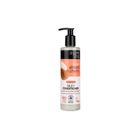 Organic Shop silky conditioner almond & cherry 280 ml - Kinsarvik NaturkostBalsamOrganic shop4743318145457#helsekost#