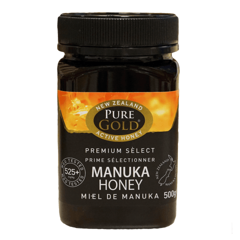 Pure Gold Manuka Honey 525+ mg/kg 500g - Kinsarvik NaturkostHonning & sirupPure gold5060391846026#helsekost#