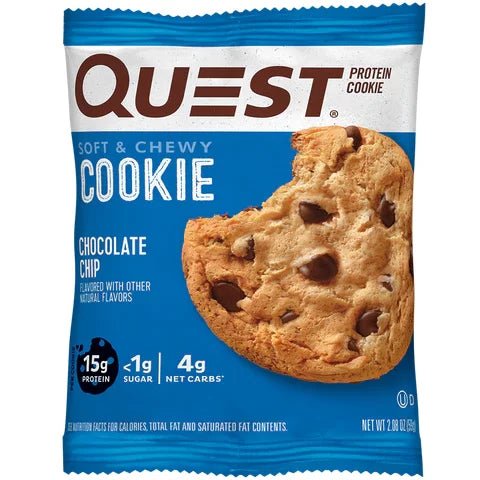 Quest Protein Kjeks Chocolate Chip 59 g - Kinsarvik NaturkostProteinbarerQuest888849005994#helsekost#