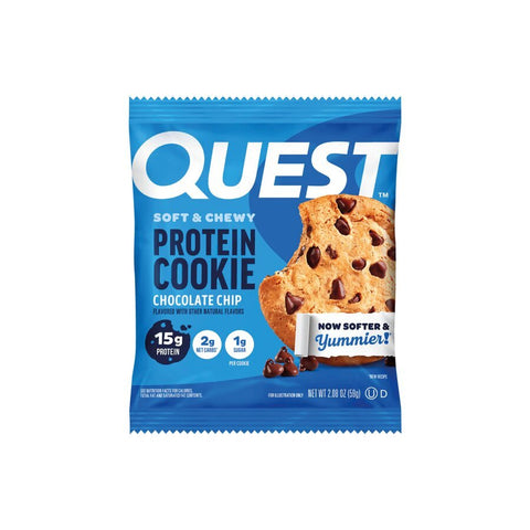 Quest Protein Kjeks Chocolate Chip 59 g - Kinsarvik NaturkostProteinbarerQuest888849005994#helsekost#