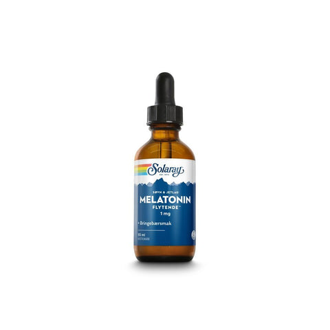 Solaray flytende melatonin 1 mg 55 ml - Kinsarvik NaturkostBeroligende & søvnSolaray7058990612201helsekost
