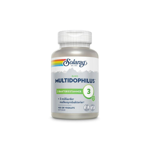 Solaray multidophilus basic 100 kapsler - Kinsarvik NaturkostMage & tarmSolaray7058990772028helsekost
