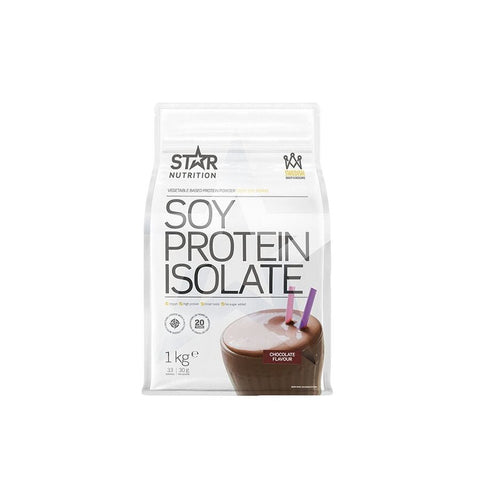 Star Nutrition soy protein isolate chocolate 1kg - Kinsarvik NaturkostTreningStar nutrition7350049156859helsekost
