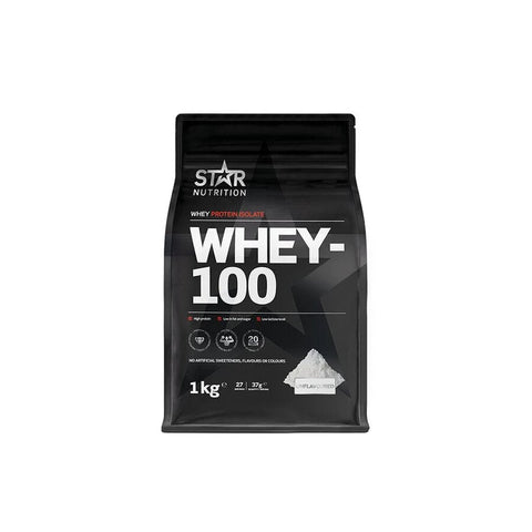 Star Nutrition whey - 100 naturell 1 kg - Kinsarvik NaturkostTreningStar nutrition7350049153988helsekost