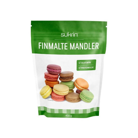 Sukrin finmalte mandler 400 g - Kinsarvik NaturkostMelSukrin7090017541088helsekost
