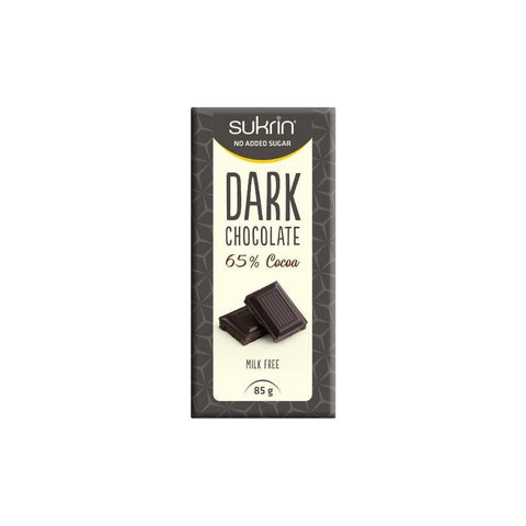 Sukrin mørk sjokolade 65% kakao 85 g - Kinsarvik NaturkostSjokoladeSukrin7090017542238helsekost