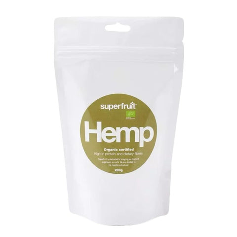 Superfruit økologiske avskallede hempfrø 200 g - Kinsarvik NaturkostAnnen supermatSuperfruit7350039930537helsekost