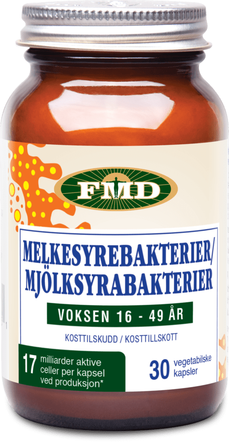 Udo`s Choice melkesyrebakterier 16 - 49 år 30 kap - Kinsarvik NaturkostMage & tarmUdos choice061998019627helsekost