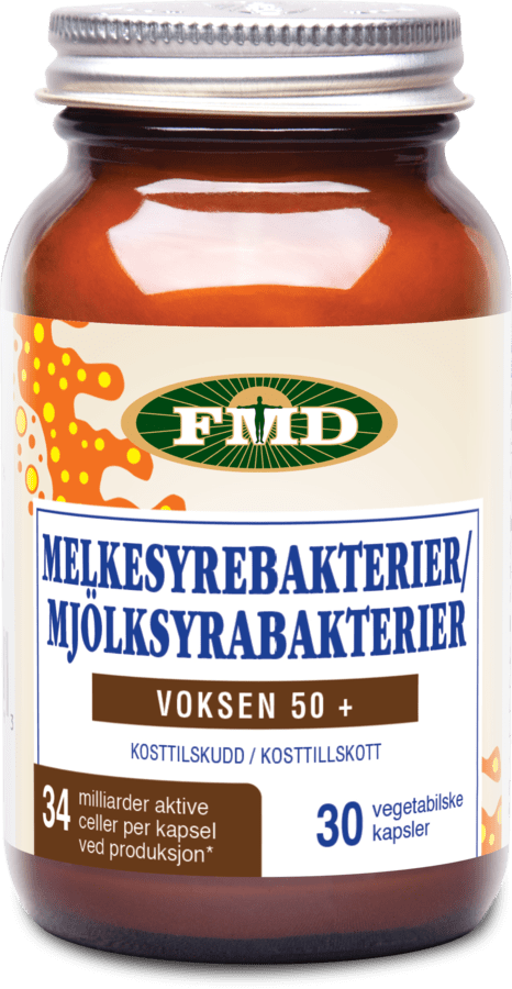 Udo`s choice melkesyrebakterier 50+ 30kap - Kinsarvik NaturkostMage & tarmUdos choice061998019689helsekost
