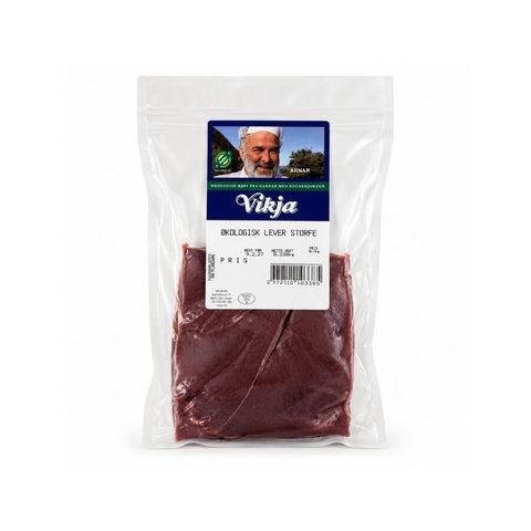 Vikja økologisk lever storfe ca. 400g (pris per kg) - Kinsarvik NaturkostKjøtt - frysVikjaVIKJA11helsekost