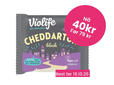 Violife Cheddarton Extra Mature 200 g - Kinsarvik NaturkostVegansk ostViolifeUTSALG0003helsekost