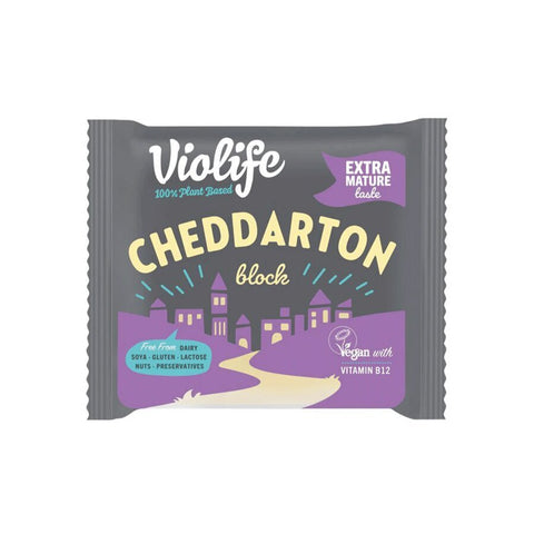 Violife Cheddarton Extra Mature 200 g - Kinsarvik NaturkostVegansk ostViolifeUTSALG0003helsekost