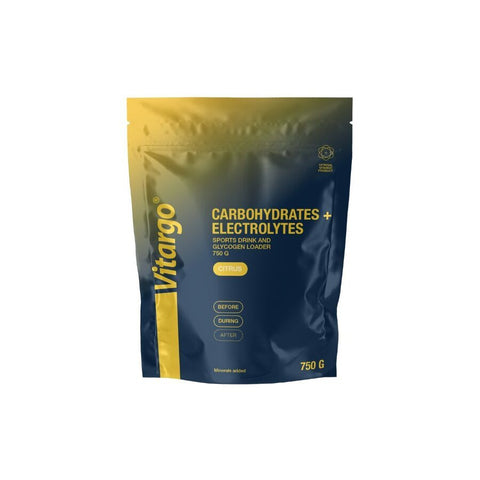 Vitargo carbohydrates + electrolytes citrus 750g - Kinsarvik NaturkostTreningVitargo7330814005193helsekost