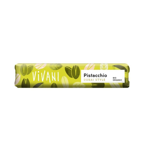 Vivani pistasj dubai style sjokolade 40g - Kinsarvik NaturkostSjokoladeVivani4044889005134helsekost