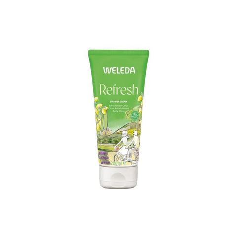 Weleda Refresh dusjkrem sitrus 200 ml - Kinsarvik NaturkostBodywashWeleda4001638088275helsekost
