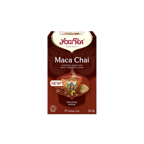 Yogi Tea chai maca 17 poser - Kinsarvik NaturkostYogi teaYogi tea4012824405387helsekost
