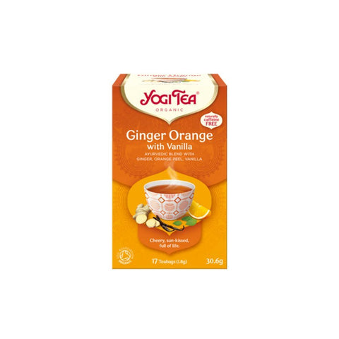 Yogi Tea ginger, orange with vanilla 17 poser - Kinsarvik NaturkostYogi teaYogi tea4012824529489helsekost