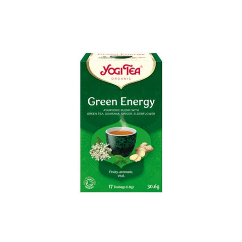 Yogi Tea green energy 17 poser - Kinsarvik NaturkostYogi teaYogi tea4012824528932helsekost