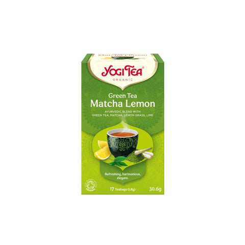 Yogi Tea matcha lemon 17 poser - Kinsarvik NaturkostYogi teaYogi tea4012824403277helsekost