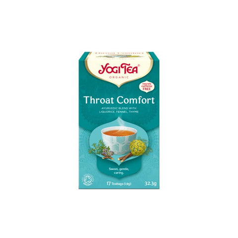 Yogi Tea throat comfort 17 poser - Kinsarvik NaturkostYogi teaYogi tea4012824528314helsekost
