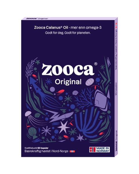 Zooca Orginal 60 kapsler - Kinsarvik NaturkostOmega 3 & fettsyrerZooca7090045680025helsekost