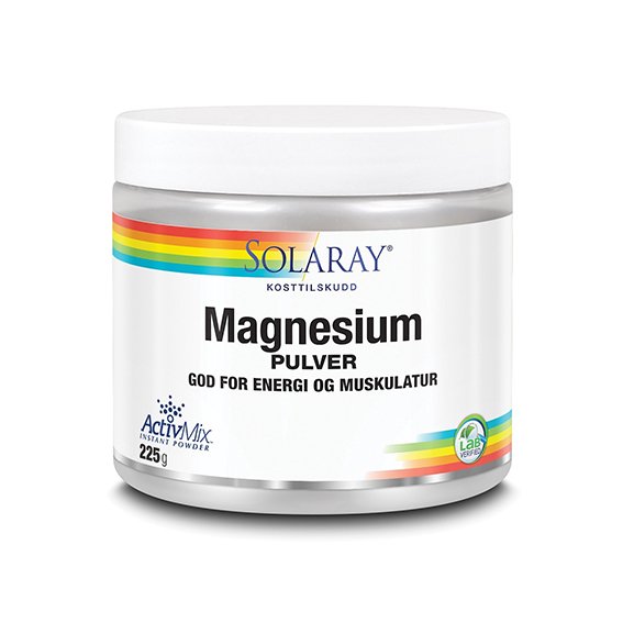 Solaray magnesium pulver 225 g