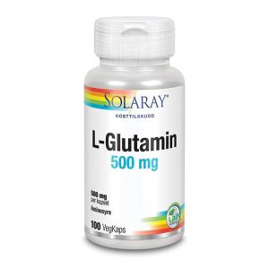 Solaray L-glutamin 500 mg 100 kapsler
