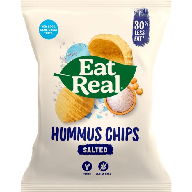 Eat Real hummuschips med salt 135 g