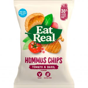 Eat Real hummuschips tomat & basilikum 135g
