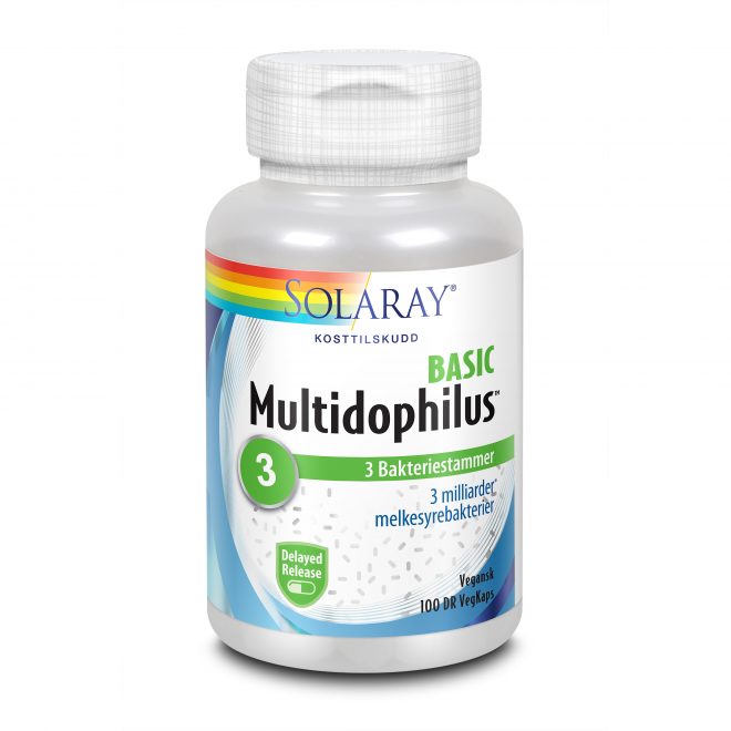 Solaray multidophilus basic 100 kapsler