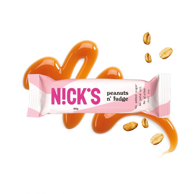 Nicks peanuts n' fudge bar 40 g