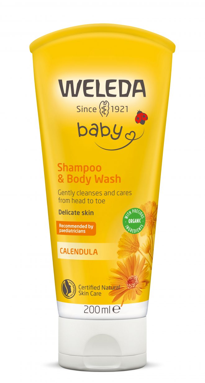 Weleda baby ringblomst shampoo & body wash 200ml