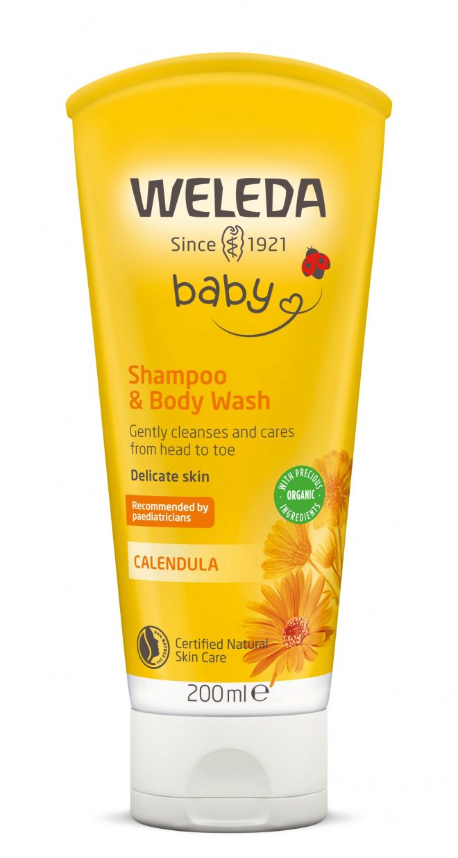 Weleda baby ringblomst shampoo & body wash 200ml