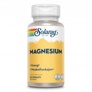 Solaray magnesium 200 mg 60 kapsler