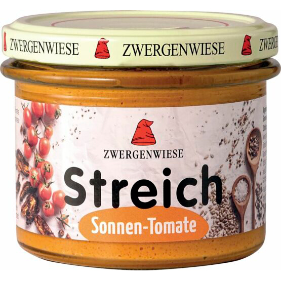 Zwergenwiese Streich smørepålegg med soltørket tomat 180 g